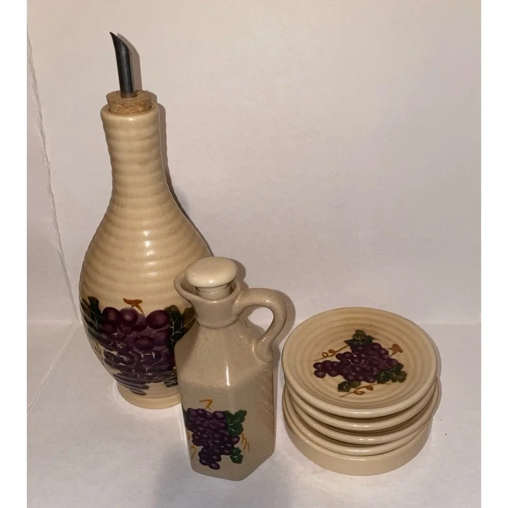 Olive Oil/ Vinegar Decanter Set